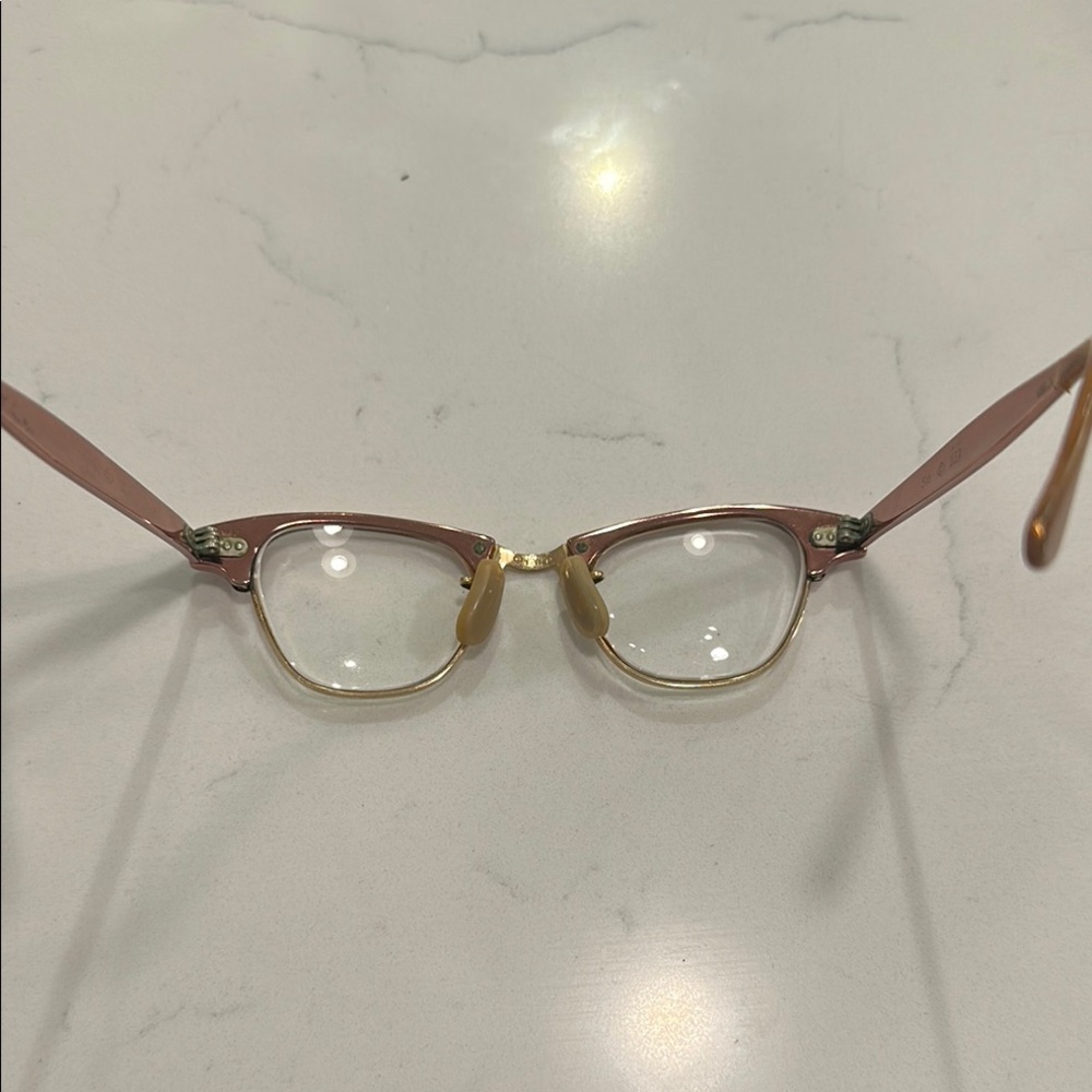 Vintage 50s Cat Eye Glasses - image 4